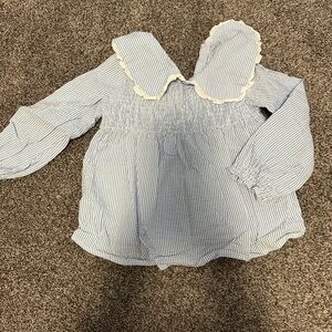 Zara girls top with Peter Pan collar